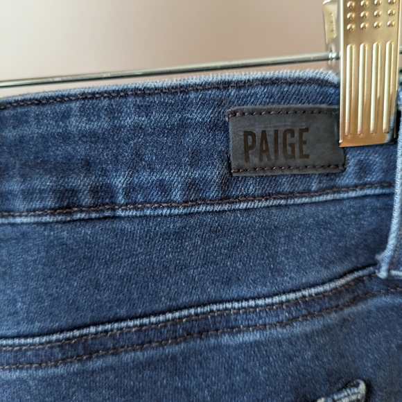 PAIGE Women's Jeans Amber 31 Raw Hem Cropped - Picture 10 of 16